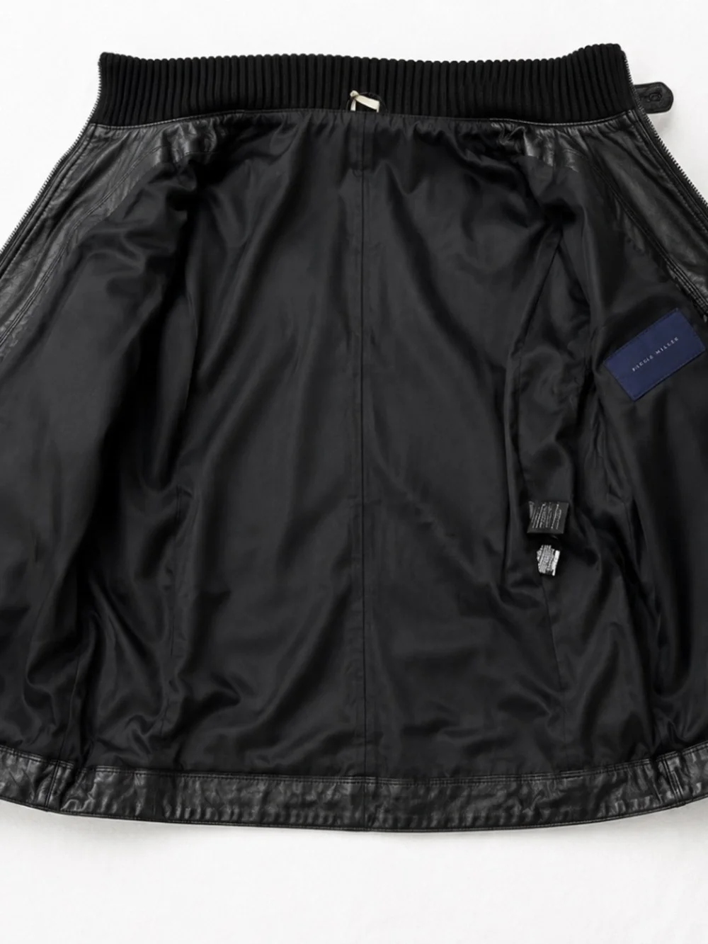 Elie Tahari Black 100% Genuine Leather Jacket XL